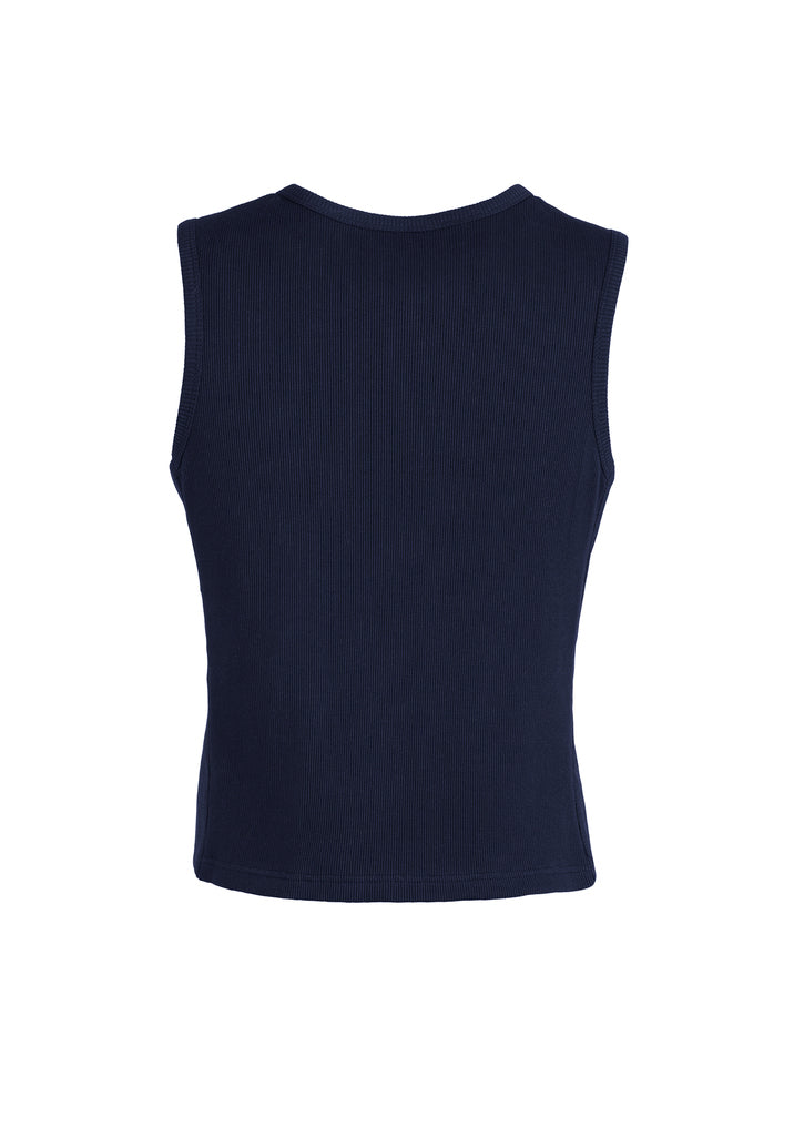 Mens Peaked Vest Waistcoat w/ Knitted Back Suit Formal Wedding Dress Up - Navy - 132