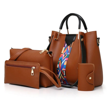 Versatile 4-In-1 Messenger Bag For Women - Fashionable & Spacious - Green