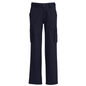 Mens CARGO PANTS Work Wear Trousers 100% COTTON Tradie Pockets Military 310gsm - Navy - 127""